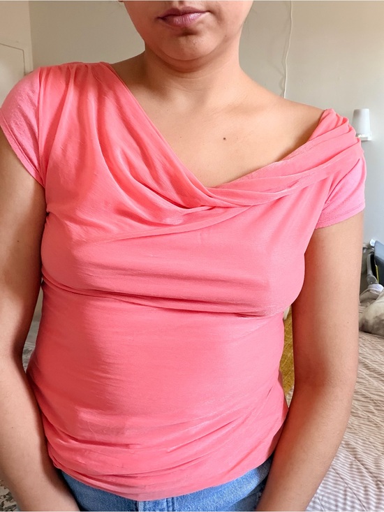 The Limited Tops - The Limited Coral Short-Sleeve Top